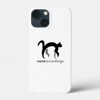 nora recordings logo square white Case-Mate iPhone 13 Mini Case
