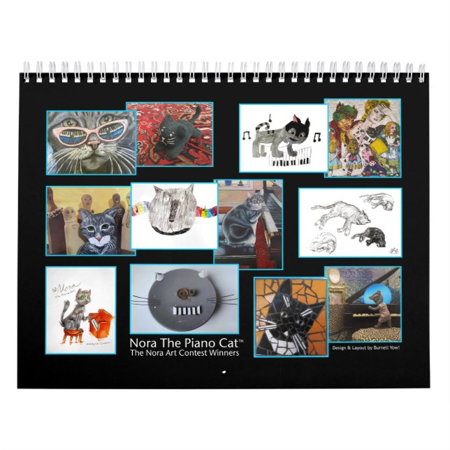 Nora The Piano Cat: Art Contest Calendar (Cover)