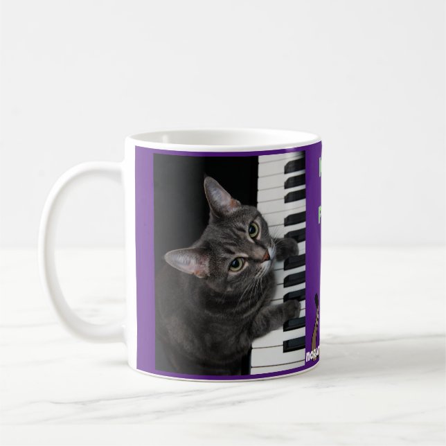Nora The Piano Cat Mug 004 (Left)
