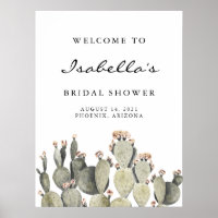Norah - Bohemian Prickly Pear Cactus Bridal Shower