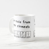 Norbert periodic table name mug (Front Left)