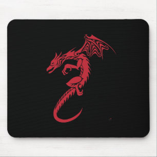 Norbert the Red Dragon Mouse Mat