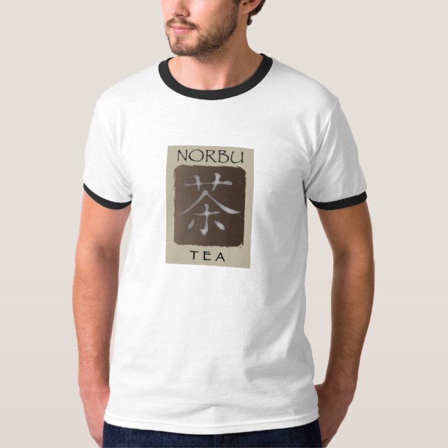 Norbu Tea Logo Ringer T T-Shirt (Front)