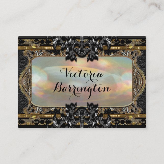 Norburette  2.5" Pearl Professional Business Card (Front)