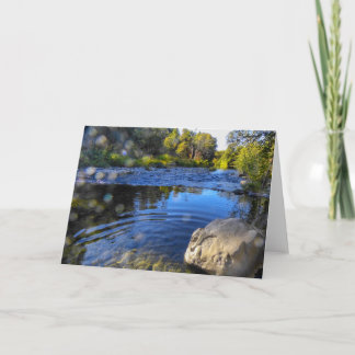 NorCal Nature Greeting Card: Creek Sparkle Card
