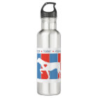 NorCalGSPRescue Striped Logo Water Bottle