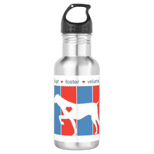 NorCalGSPRescue Striped Logo Water Bottle