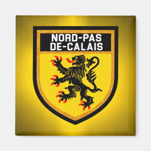 Nord-Pas-de-Calais Flag Magnet