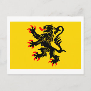 Nord-Pas-de-Calais flag Postcard