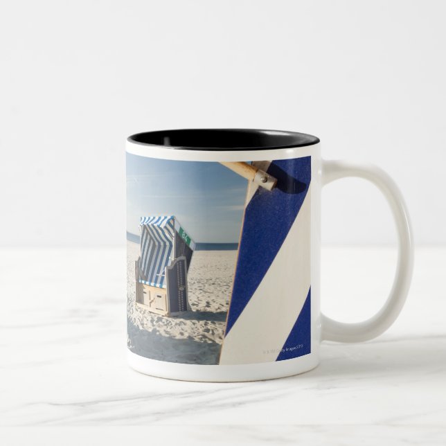Norderney, East Frisian Islands, Germany Two-Tone Coffee Mug (Right)