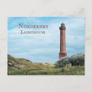 Norderney Lighthouse East Frisian Islands, Germany Postcard