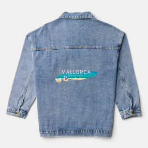 Norderney Mallorca Branch Nord Slogan Norderney Denim Jacket