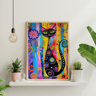 Nordic Abstract Geometric Poster (Matte) 12x18