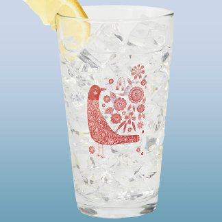 Nordic Bird Glass