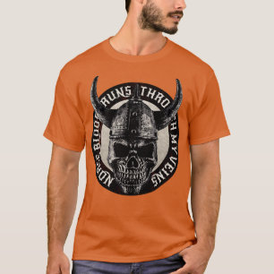 Nordic Blood Viking Vikings Norse Norsemen 3D Skul T-Shirt