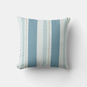 Nordic Blue Horizon Stripe Cushion