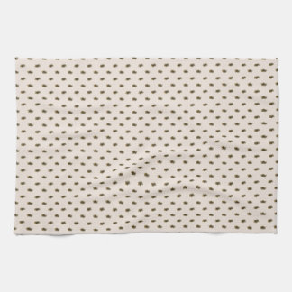 Nordic Botanical Berry Pattern Neutral Beige Scand Tea Towel