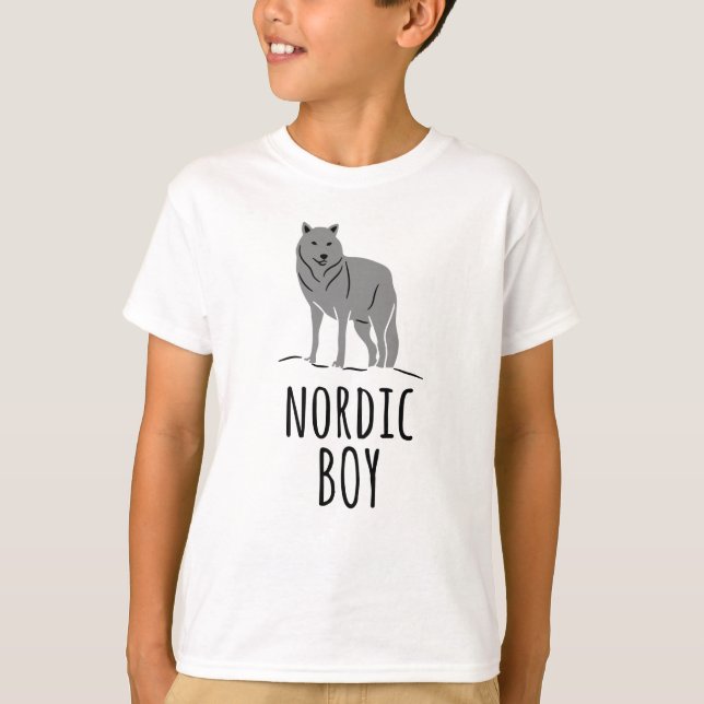 Nordic Boy Scandinavia Sweden Norway T-Shirt (Front)