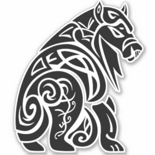 Nordic Celtic Knotwork Wild Boar