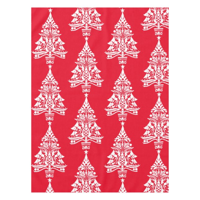 Nordic Christmas Decorations Tablecloth (Front)
