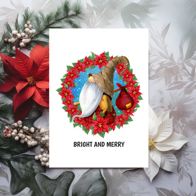 Nordic Christmas Gnome Holiday Card (Creator Uploaded)