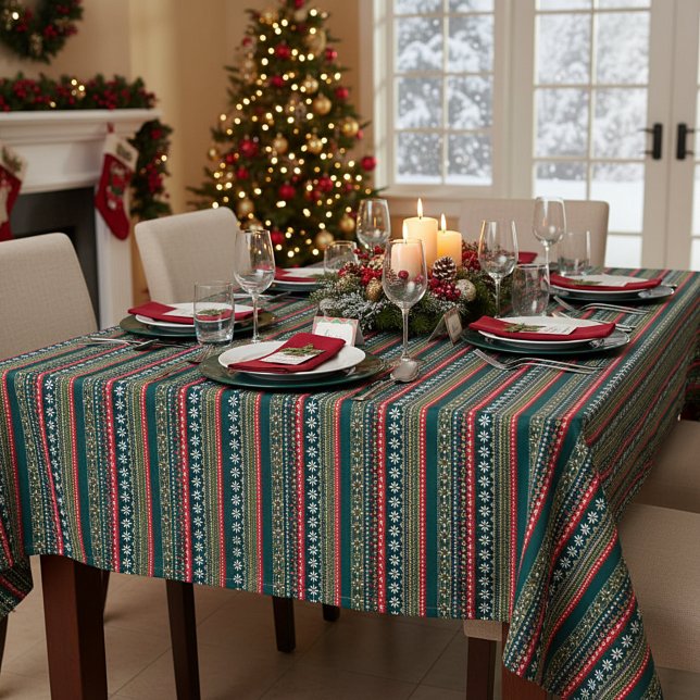Nordic christmas pattern tablecloth (Creator Uploaded)