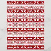 Nordic Christmas Scandinavian Reindeer Craft Paper