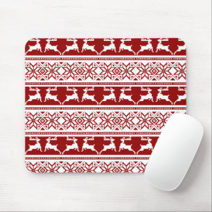 Nordic Christmas Scandinavian Reindeer Mouse Mat
