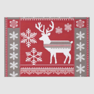 nordic christmas tissue paper