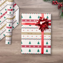 Nordic Christmas Trees Personalised