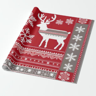 nordic christmas wrapping paper