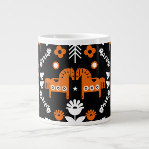 Nordic Data Horse Home Decor Large Coffee Mug