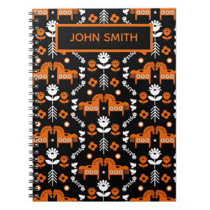 Nordic Data Horse Home Decor Notebook