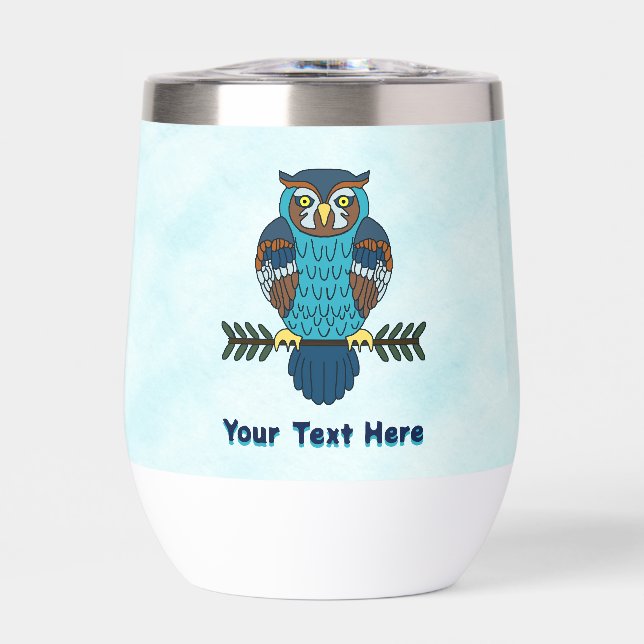 Nordic Folk Art Owl (Front)
