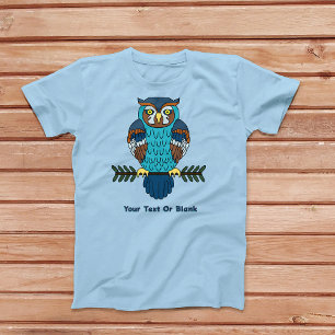 Nordic Folk Art Owl T-Shirt