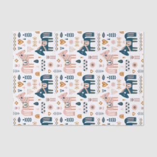 Nordic Folkart Horse Tissue Paper