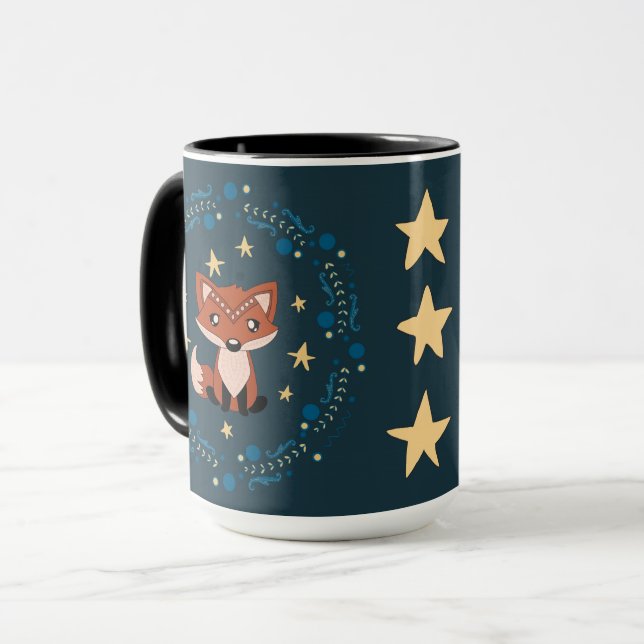 Nordic Fox Mug (Front Left)