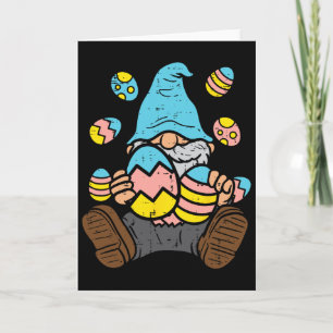 Nordic Garden Gnome Eggs Easter Egg Hunt Hunting T Card