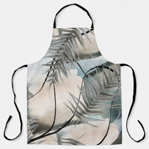 Nordic Geometric Floral Marble Apron