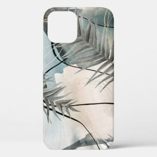 Nordic Geometric Floral Marble iPhone 12 Case