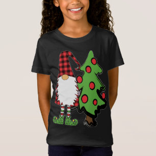 Nordic Gnome Christmas Tree Tomte Nisse Holiday Cu T-Shirt