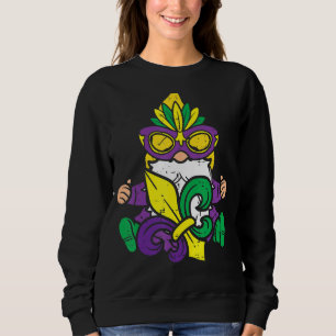 Nordic Gnome Jester Mardi Gras Carnival Tomte Men Sweatshirt