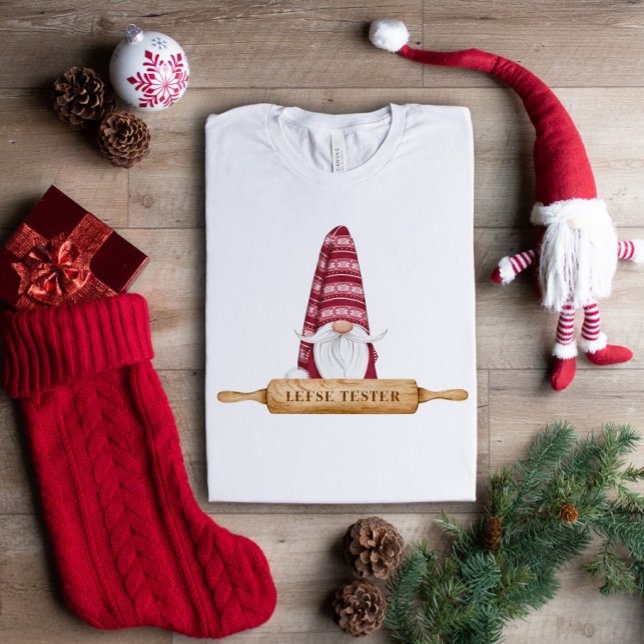 Nordic Gnome | Lefse Tester  T-Shirt (Creator Uploaded)