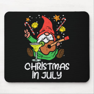 Nordic Gnome Santa Playing Guitar Christmas In Jul Mouse Mat