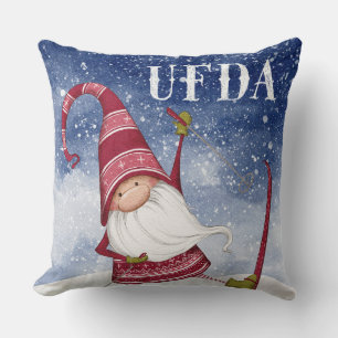 Nordic Gnome Ufda Christmas Cushion