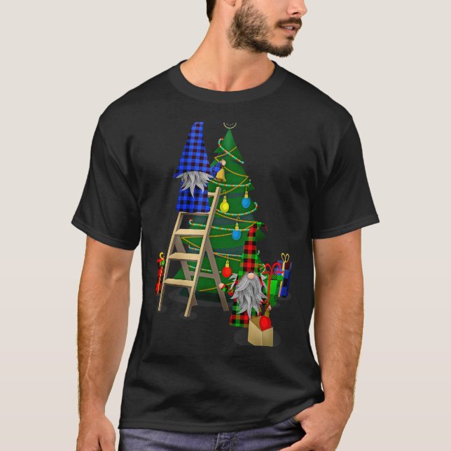 Nordic Gnomes Winter Christmas Swediomte Elves  T-Shirt (Front)