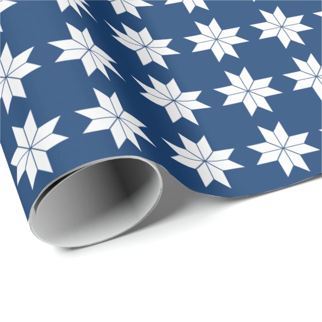 Nordic Holiday Star Wrapping Paper (Roll Corner)