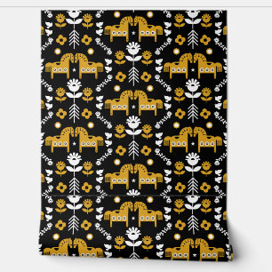 Nordic Horse Home Decor Wallpaper