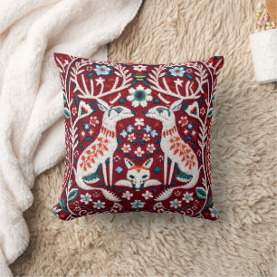  Nordic-Inspired Embroidered Throw Pillow Cover 