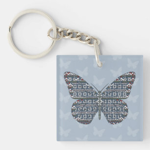 Nordic Monarch Acrylic Keychain